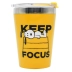 Copo Snap Keep Focus - Snoopy - Peanuts - Zona Criativa 300 mL