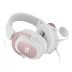 Headset Gamer Redragon Zeus 2 Sakura White, Surround 7.1
