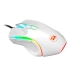 Mouse Gamer Redragon Griffin Lunar White, 7200 DPI, RGB