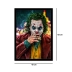 Quadro Decorativo Joker Coringa com Moldura e Vidro - 43 x 63 cm