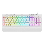 Teclado Gamer Redragon Shiva Lunar White, RGB, SP
